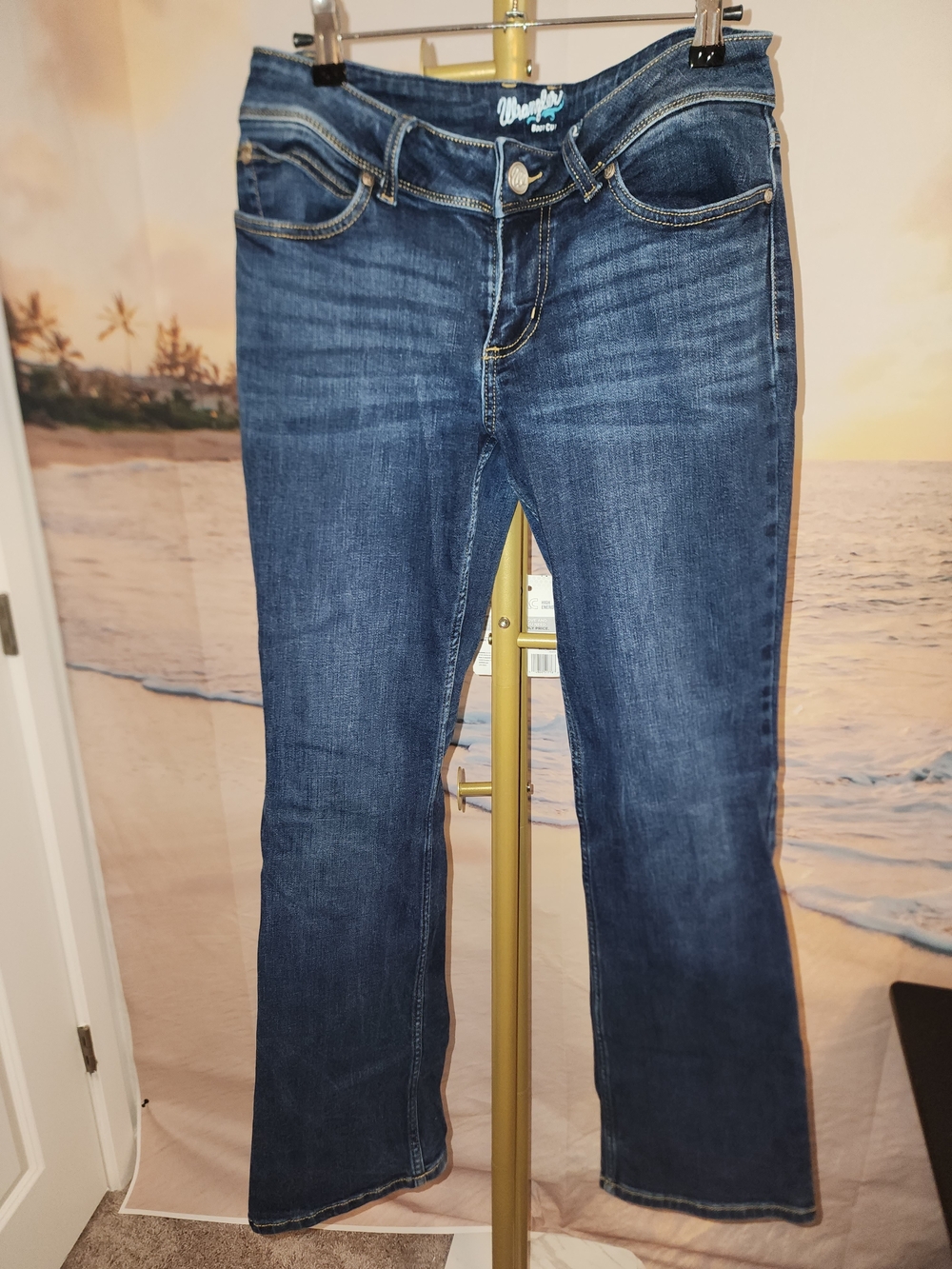 Wrangler Women’s Dark Blue Bootcut Jeans